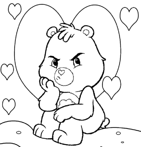 Care Bears Surly Coloring Page