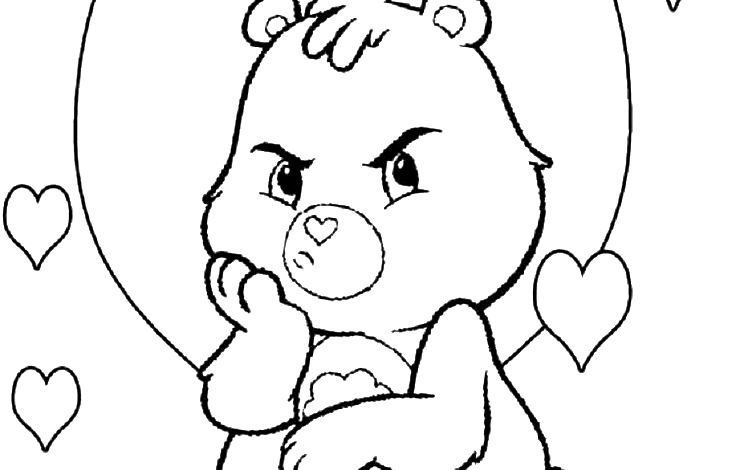 Care Bears Surly Coloring Page