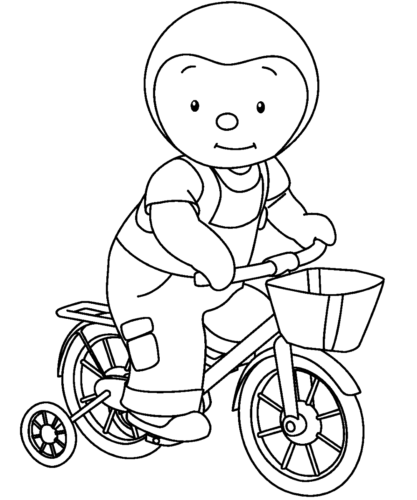 Charley Mimmo Bike Coloring Page