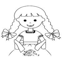 China Poblana Girl Coloring Page China Poblana Girl Coloring Page
