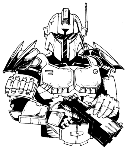 Cool Mandalorian Coloring Page 2 Cool Mandalorian Coloring Page