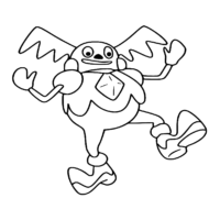Galarian Mr. Mime Coloring Page