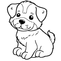 Good Puppy Coloring Page