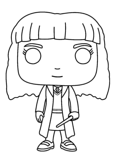 Hermione Granger Coloring Page