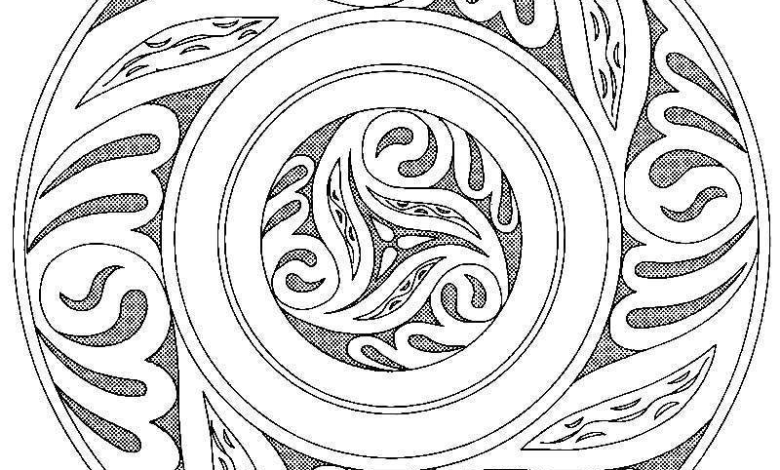 Incredible Celtic Mandala Coloring Page