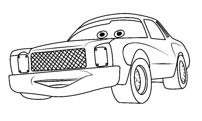Lightning Mcqueen Darrell Cartrip Coloring Page