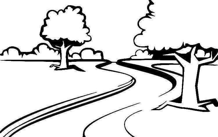 Little River Coloring Page