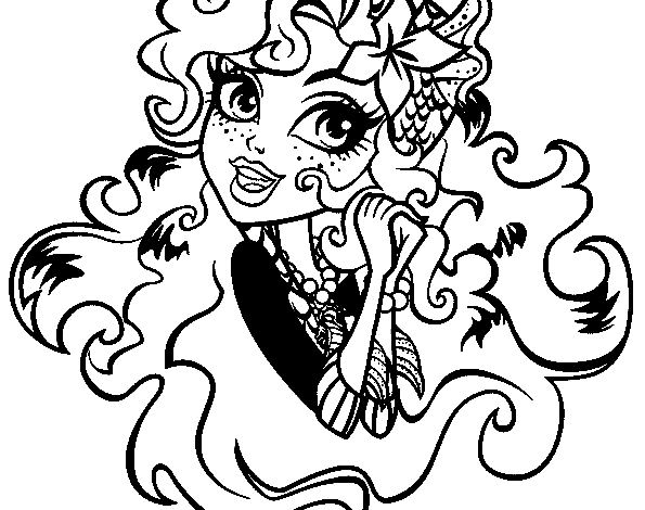 Monster High Girl Coloring Page