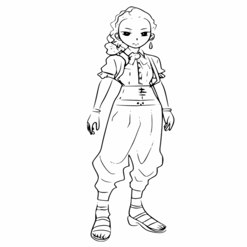 Nona Death Parade Coloring Page