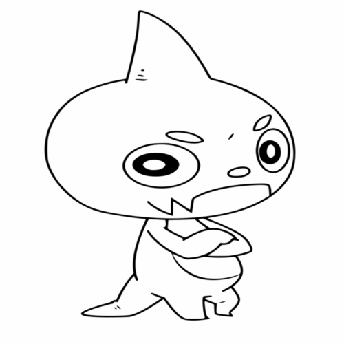 Oragon Monster Strike Coloring Page