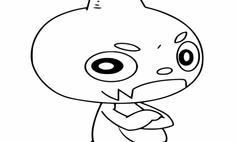 Oragon Monster Strike Coloring Page