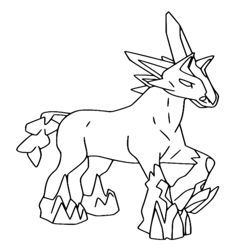 Pokemon Blizzeval Coloring Page » Turkau
