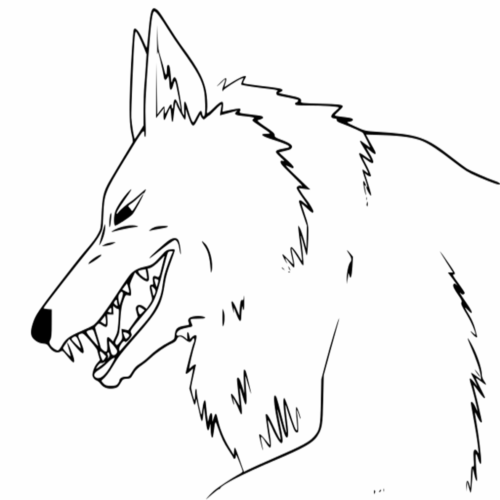 Princess Mononoke Moro Anime Coloring Page