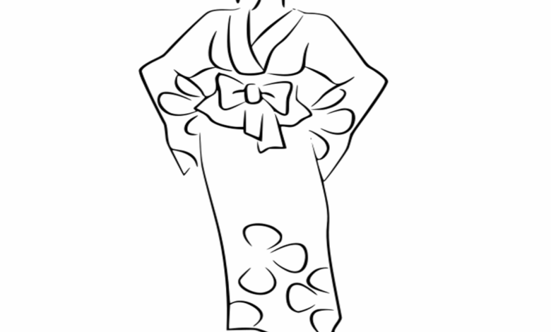 Samurai Champloo Fuu Anime Coloring Page