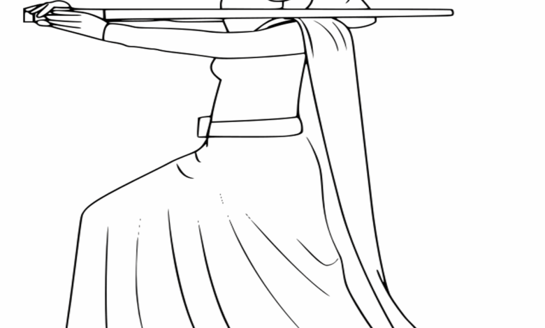 Star Wars Barriss Coloring Page