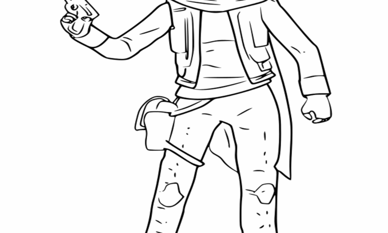 Star Wars Jyn Erso Coloring Page