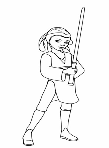 Star Wars Katooni Coloring Page