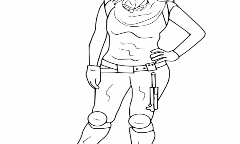 Star Wars Mara Jade Coloring Page
