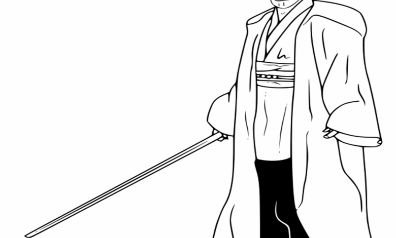 Star Wars Obi Wan Kenobi Coloring Page