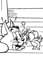Tom Jerry Funny Coloring Page Tom Jerry Funny Coloring Page