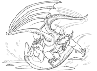 Wings Fire Fight Coloring Page Wings Fire Fight Coloring Page