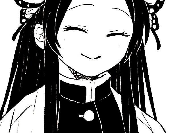 Demon Slayer Kanae Portre Coloring Page