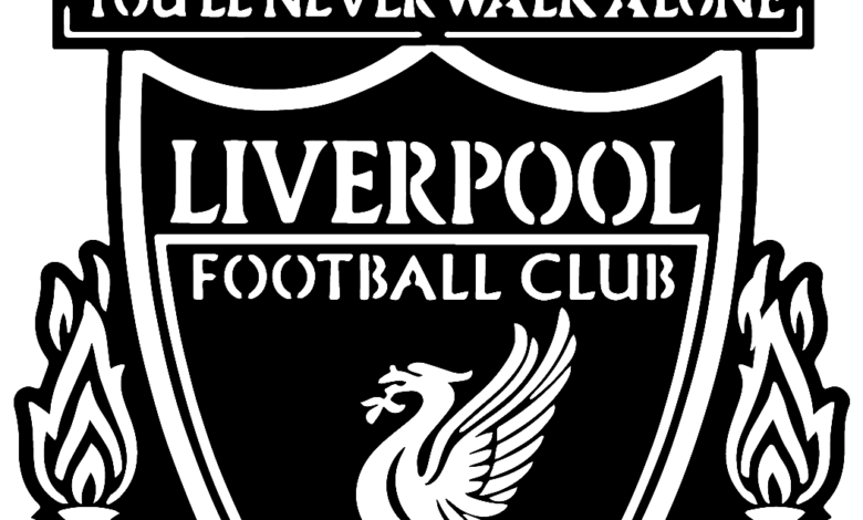 Liverpool Football Club Logo Dark Coloring Page