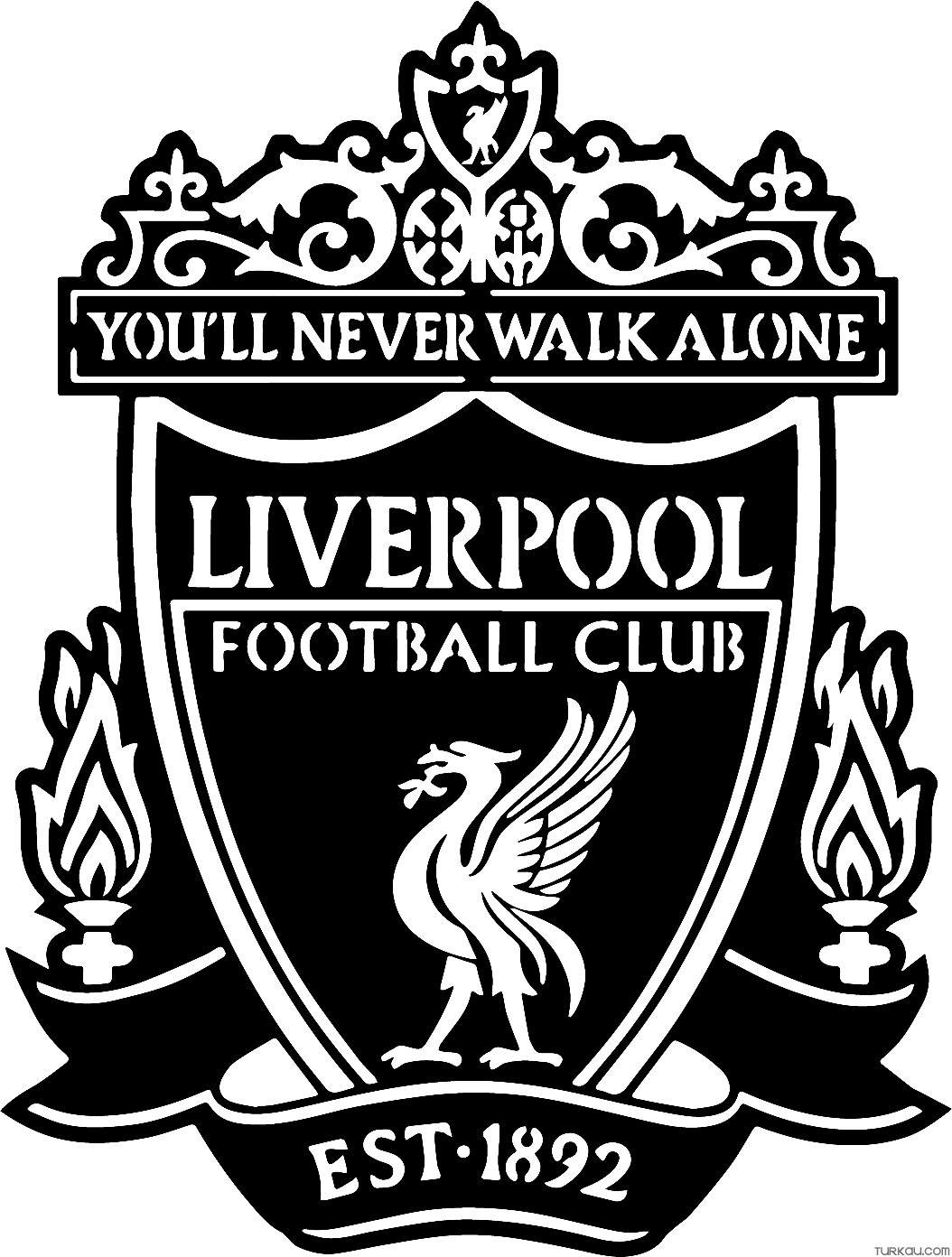 Liverpool Logo Coloring Page Flags And Emblems Of England Football Liverpool Logo Coloring Page Flags And Emblems Of England Football