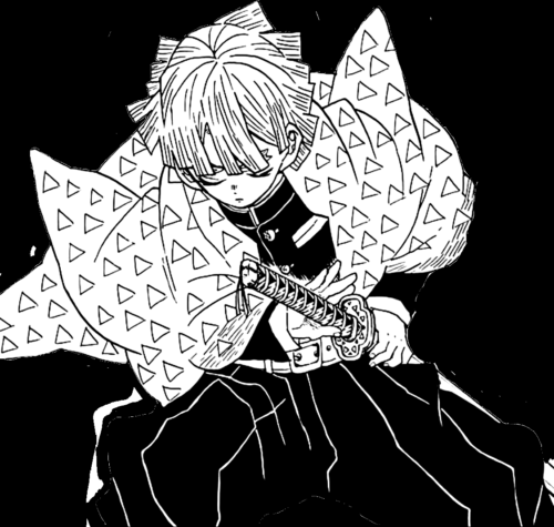 Zenitsu Demon Slayer Attack Coloring Page
