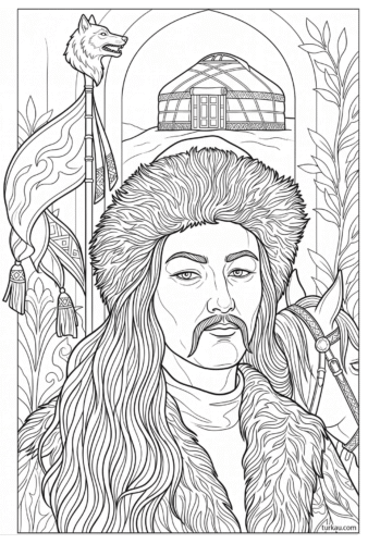 Mete Han Coloring Page