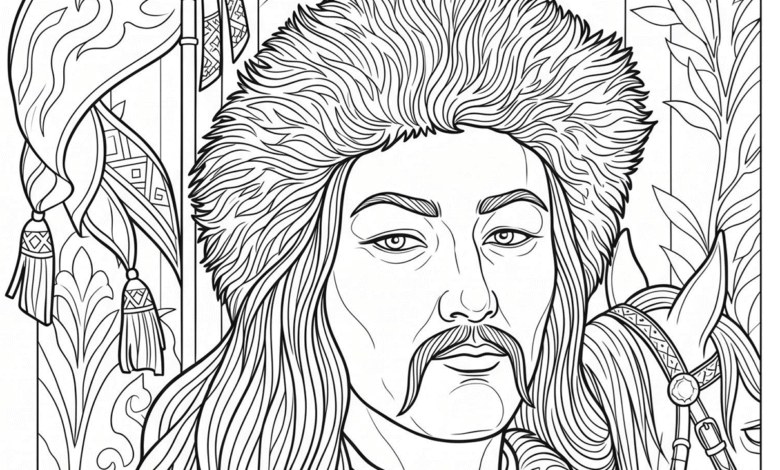 Mete Han Coloring Page