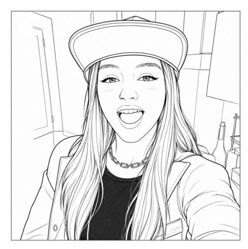 Zoktay Manifest Girl Group Coloring Page 2 Zoktay Manifest Girl Group Coloring Page