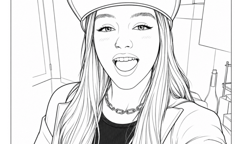 Zoktay Manifest Girl Group Coloring Page