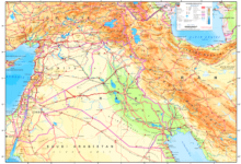 Ortadoğu Fiziki Haritası