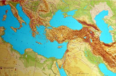 Ortadogu Fiziksel Harita