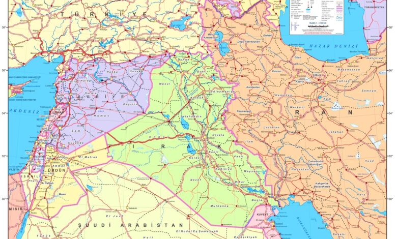 Ortadogu Haritasi Siyasi