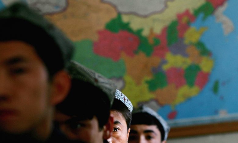 Cin Dogu Turkistan Haritasi Uygur Turkleri