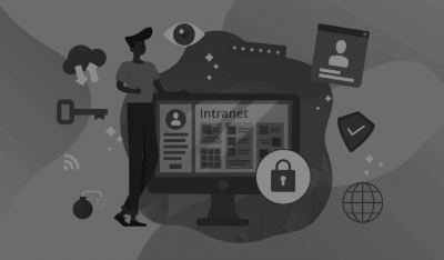 Intranet Illustrasyonu Интранет
