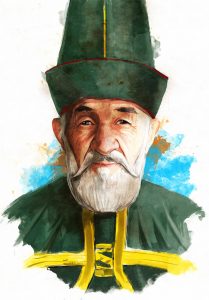 Haci Bektasi Veli Illustrasyon