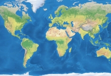 Coğrafi Dünya Haritası
