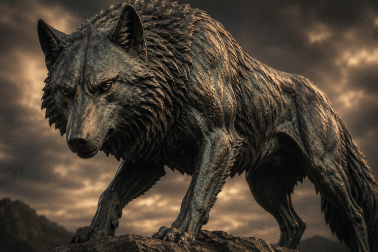 Güçlü Bozkurt Anıtı Mighty Gray Wolf Monument