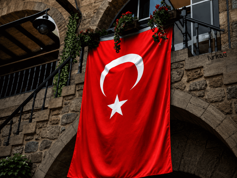 Tarihi Dokulu Türk Bayrağı Kapak Fotoğrafı